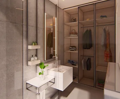 The Garden Residence Shower Area